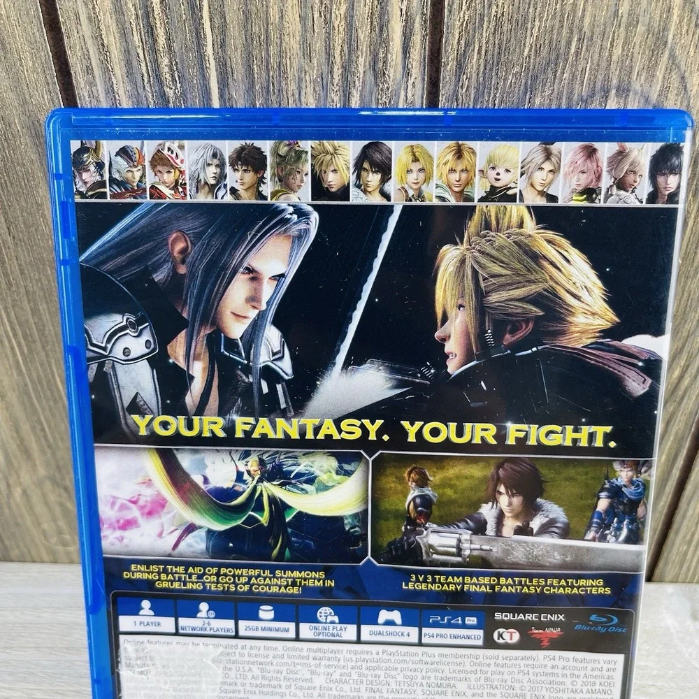 Dissidia Final Fantasy NT (Sony PlayStation 4, 2018, PS4) Tested Working